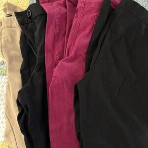 4 pair of dress pants size 10 (2 are petite)